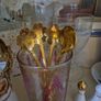 Pretty Brass coloured coffee/tea spoons Image 3