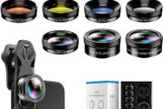 Apexel 11 in 1 Phone Camera Lens Kit - Wide Angle Lens &amp; Macro Lens+Fisheye Lens/ND32/kaleidoscope/CPL/Color Lens Compatible with iPhone Samsung Sony (FREE POSTAGE)