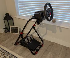 Logitech G29 Racing Wheel, Pedals and Adjustable Frame Mount PS5 PS4 PC