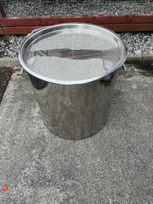 Stainless Steel 100 litre Pot with Lid and lid band