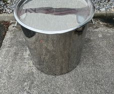 Stainless Steel 100 litre Pot with Lid and lid band