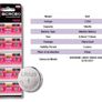 LR626 AG4 SR626SW 377 Alkaline Button Cell Batteries 10 Pack Image 4