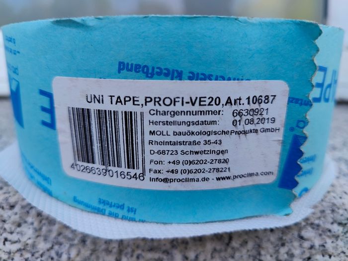 Uni Tape - Air Tight Sealing Tape (30 metres x 60mm)