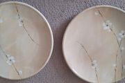 Three  Royal Stafford Radio Pattern Salad Plates