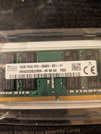 16 GB DDR 4 laptop memory
