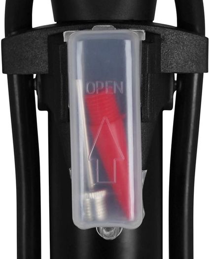Dunlop Bike Floor Pump with Analogue Gauge - FREE SHIPPING - Delivery in 1/2 working days by GLS