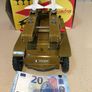 Vintage Tin Toy Joustra Friction Power Rocket Launcher Tank Image 9