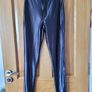 Glamorous Black / Grey Shiny Leggings Image 5