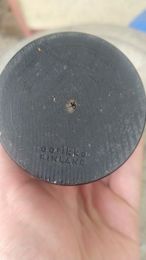 Aarikka Finland brass-lidded box