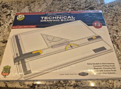 NEW A3 Technical Drawing Board with sliding ruler