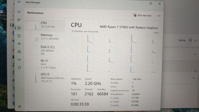 Lenovo IdeaPad 14" | Ryzen 7 (8 Cores) | 100% Battery Health | NVMe SSD | Laptop