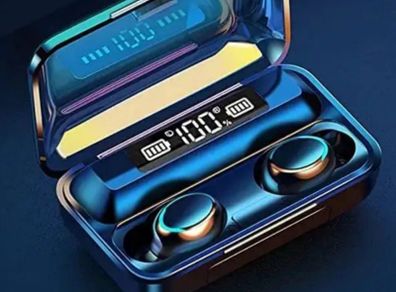 Wireless Bluetooth Headphones Earbuds Earphones Mini Pods and Power Bank