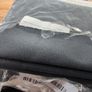 Neotrims faux leather fabric black 1m Image 2