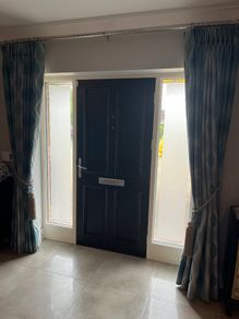 Blue/Grey Curtains