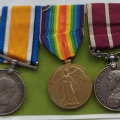Ww1 1914 Pair  Of  Medals Plus M.S.M.