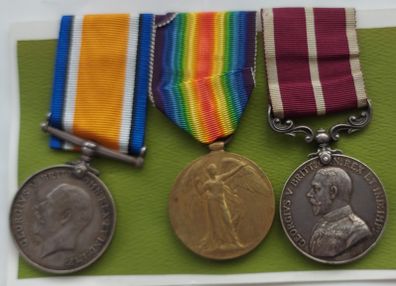 Ww1 1914 Pair  Of  Medals Plus M.S.M.