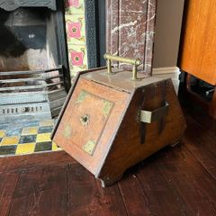 Antique firewood box
