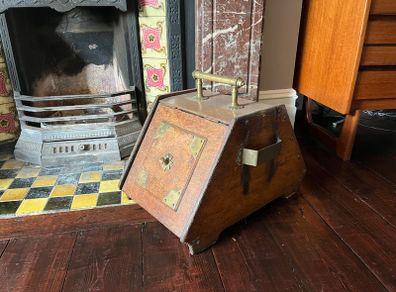 Antique firewood box