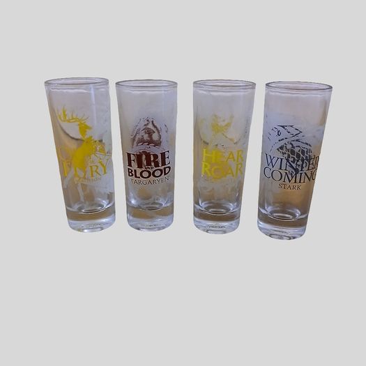 Set of 4 Game of Thrones Shot Glasses