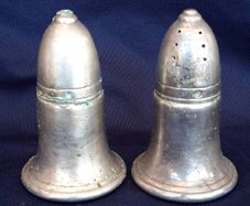 Vintage Silverplated Salt & Pepper  Set
