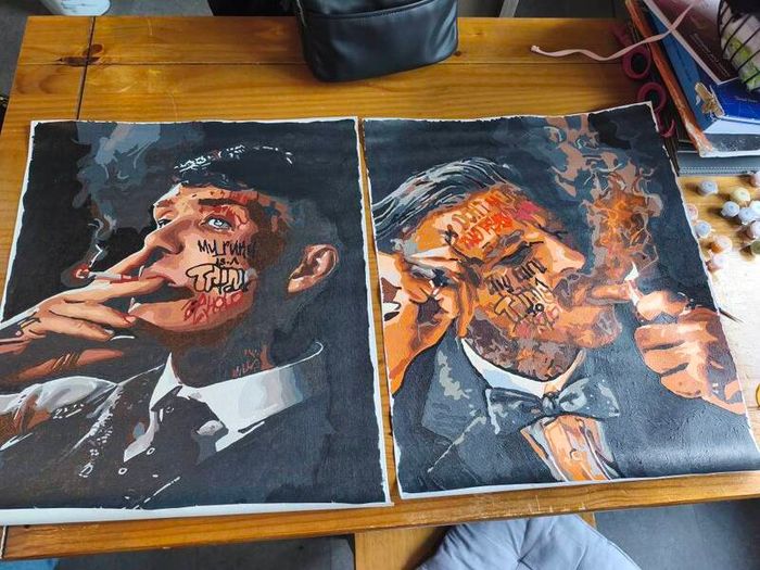 Canvas painting x2