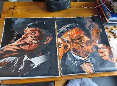 Canvas painting x2