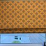 Roman Blind by blinds direct iLiv kochi turmeric fabric 161cm wide x 119cm drop Image 2