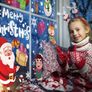 Christmas Window Clings Stickers 8 Sheets Snowflake Window Decals Xmas Window Decoration (FREE POSTAGE) Image 6