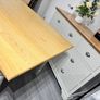 Solid Oak Extending Dining Table, New Image 9