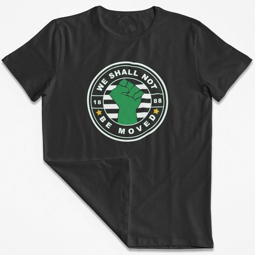 We Shall Not Be Moved Glasgow Celtic FC. T-Shirts (Small to 5XL)
