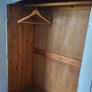 Solid wood wardrobe with 2 x drawers. Image 4