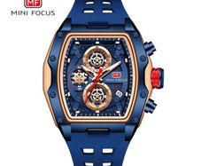 Mini Focus Chronograph - Blue Rose