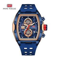 Mini Focus Chronograph - Blue Rose