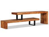 TV Stand Solid Acacia Wood