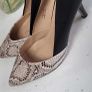 PROFILE python and plain black high heels Sz 7UK (Fit 7-7.5UK) Image 7
