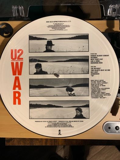 U2 - War Original 12" Vinyl Picture Disc 1983