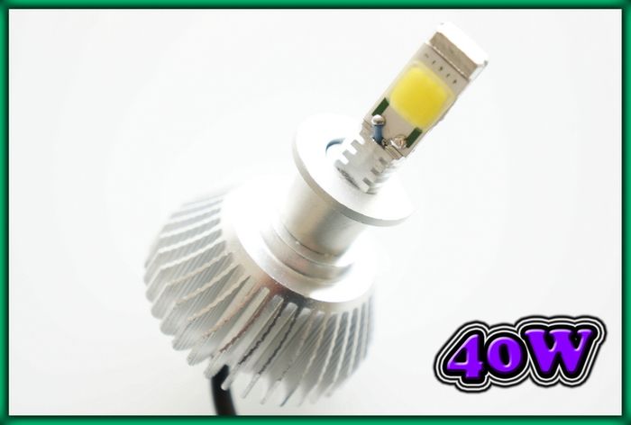 Led Headlight, Foglight Bulbs 40w 6000k Very Bright - H1, H4, H7, H8, H11, 9005, 9006