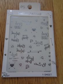Bridal Tattoo Sheets x 2 for Sale