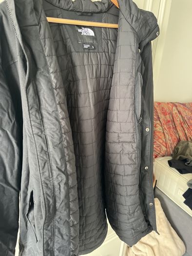 The North Face Men's Black Hooded Parka Jacket Size XL