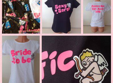 Personalised Hen / Stag party Tshirts