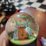 Jurassic Park gates snowglobe Image 3