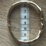 Beautiful gold-tone suit bracelet with crystals. Image 5