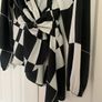 River Island Black & White Checkered Print Top Image 10