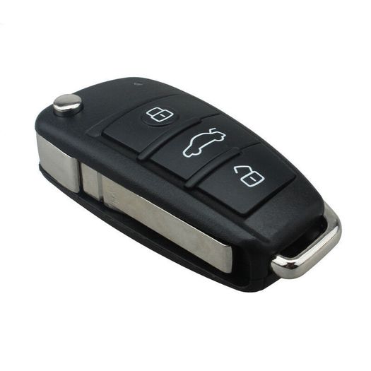 Uncut Replacement Blank Car Shell Key Fob 3 Button AUDI A2 A3 A4 A6 A6L A8 TT