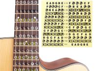 main image for ad Guitar Fretboard Note Position Stickers