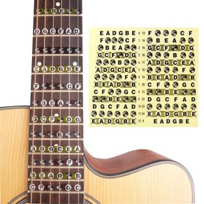 Guitar Fretboard Note Position Stickers