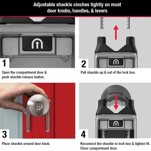 Master Lock 5420D Universal Portable Lock Box