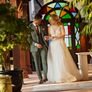 A Line Wedding Dress and Veil Image 5