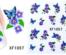 Water Decals - Water Transfer Nail Art Stickers - No 7