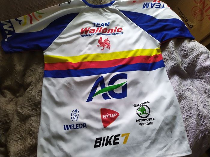 Team Wallonie Cycling Jersey Size XL
